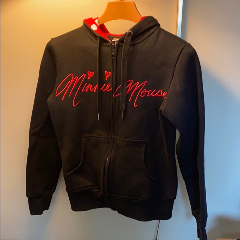 NWT Disney Resorts Minnie Mouse hoodie with ears